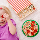 Melissa & Doug Pizza Party Wooden Play Food Set