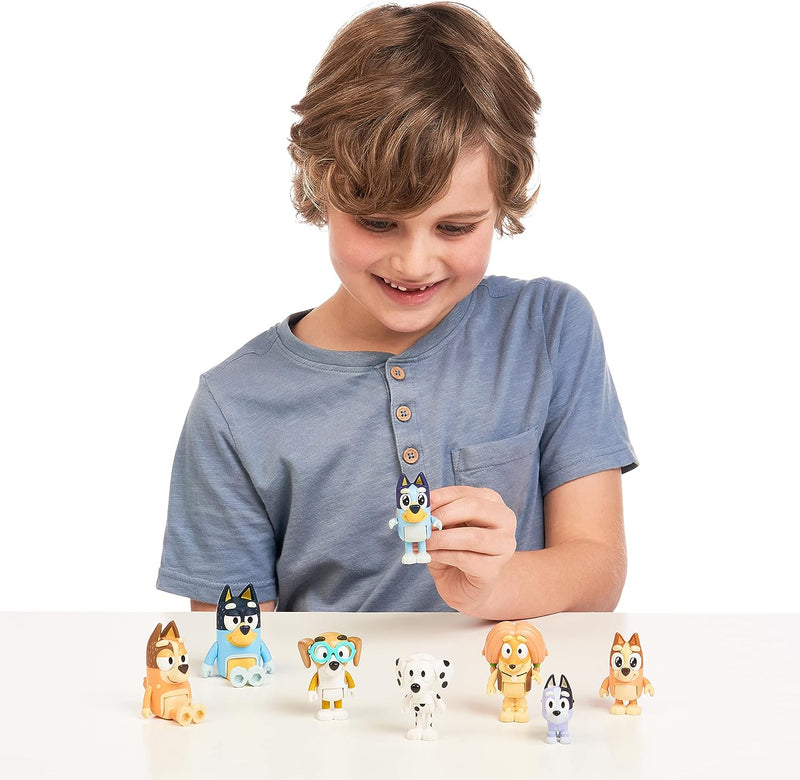 Bluey Family & Mates Figure 8pk