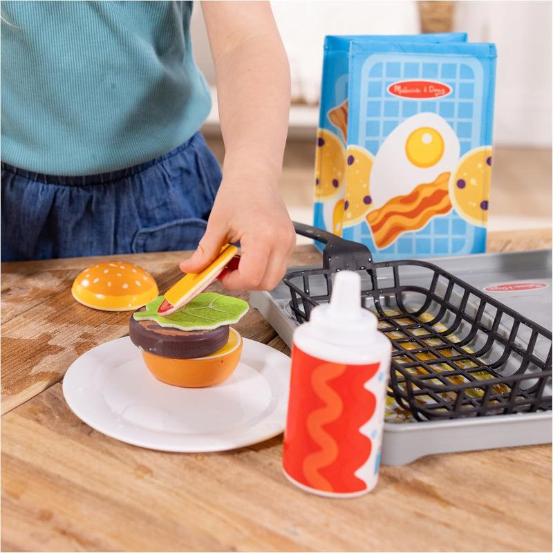 Melissa & Doug Water WOW Flip & Fry Grill Playset