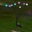 Solar GloGlobes 8 Stem Multi Coloured Stake Light