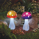 Solar Button Shroom Stake Light Assorted