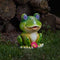 Solar Blinkin' Frog Ornament