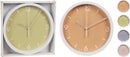 Coloured Wall Clock 22.5cm - Assorted