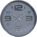 Chrome Wall Clock 30.5cm Assorted