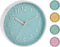Coloured Wall Clock 20cm Assorted