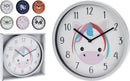 Wall Clock 22cm - Kids assorted designs