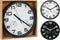 Wall Clock 25cm Assorted