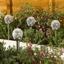 Solar Rainbow Glass Stake Light