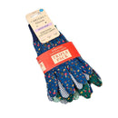 Mushrooms Cotton Grips Gardening Gloves 3 Pack - Medium