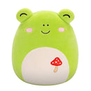 Squishmallows Plush 7.5" - Wendy The Gren Frog With Mushroom