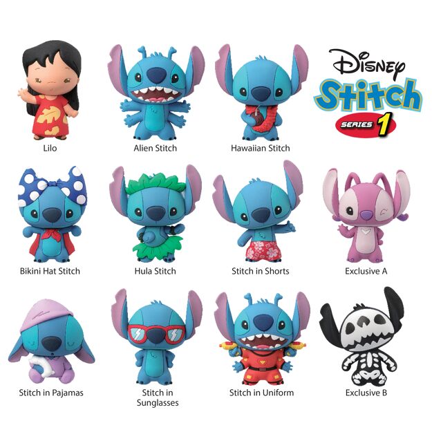 Lilo & Stitch Bag Clip Blind Bag Series 1