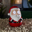 Blinking Santa In-Lit Statuette