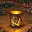 Festive Wonderland Tealight Holder - Onyx