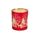 Festive Wonderland Tealight Holder - Ruby