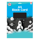 Black A4 Card