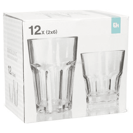 Hi Ball and Mixer 12pce Glasses Set