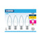 LED Candle Light Bulb 8W - Bayonet Cap Warm White 4 Pack