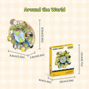 Puremind x Snoopy Wooden Interactive Magnet - Around The World