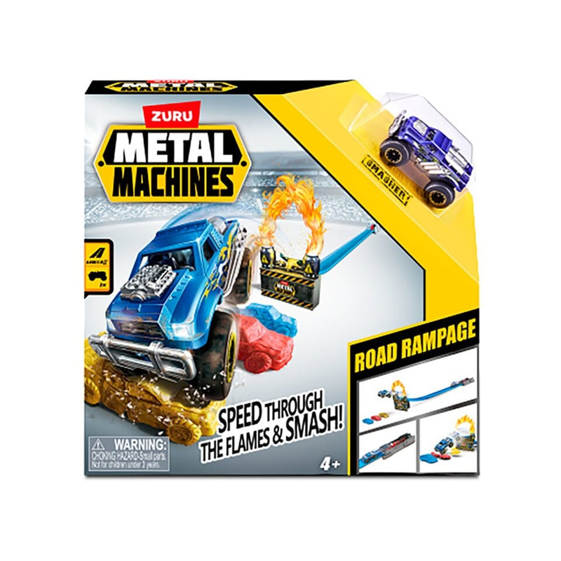 Metal Machines Road Rampage Building Track Set