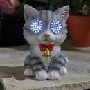 Solar Blinkin' Cat Ornament