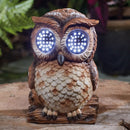 Solar Blinkin' Owl Ornament