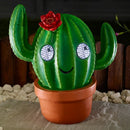 Solar Blinkin' Cactus XL Ornament