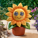 Solar Blinkin' Sunflower XL Ornament