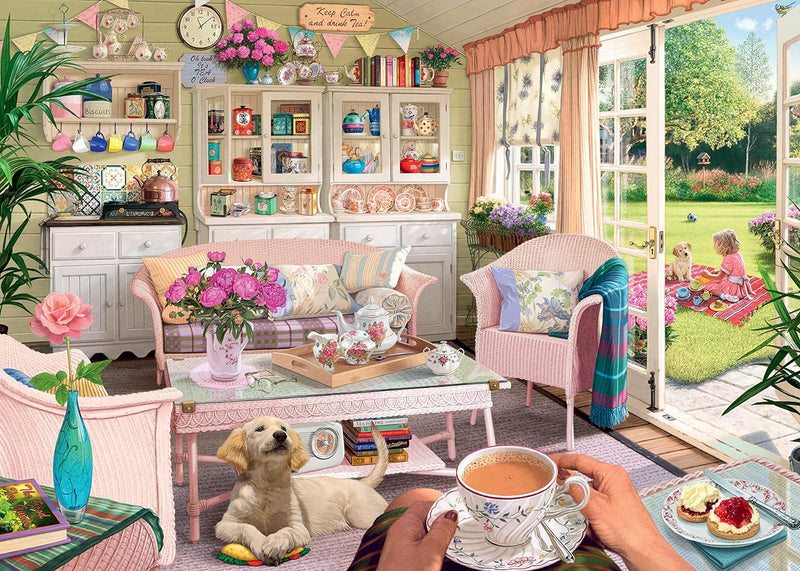 My Haven No.9 The Tea House 1000pc Jigsaw Puzzle