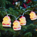Merry Santa String Lights - Set of 10