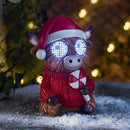 Blinkin' Highland Cow - Large