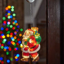 Vintage Window Santa