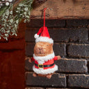 Santa Capybara Tree Pendant