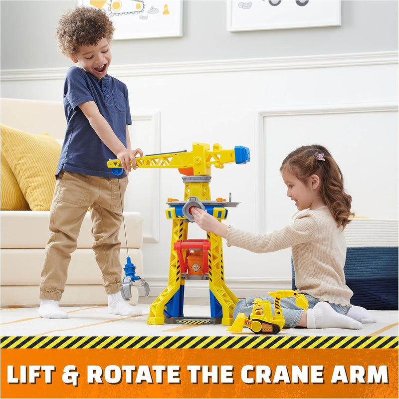 Paw Patrol Rubble & Crew Bark Yard Crane Tower