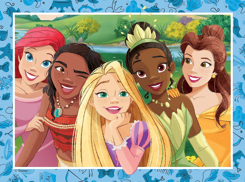 Disney Princess 4 In A Box Jigsaw Puzzle