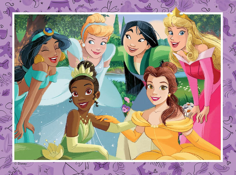 Disney Princess 4 In A Box Jigsaw Puzzle