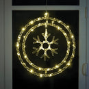Snowflake Ring 30cm - Warm White