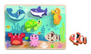 Chunky Wooden Puzzle - Sealife