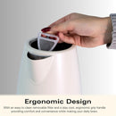 Scandi 1.7L Kettle Matte Cream with Wood Effect