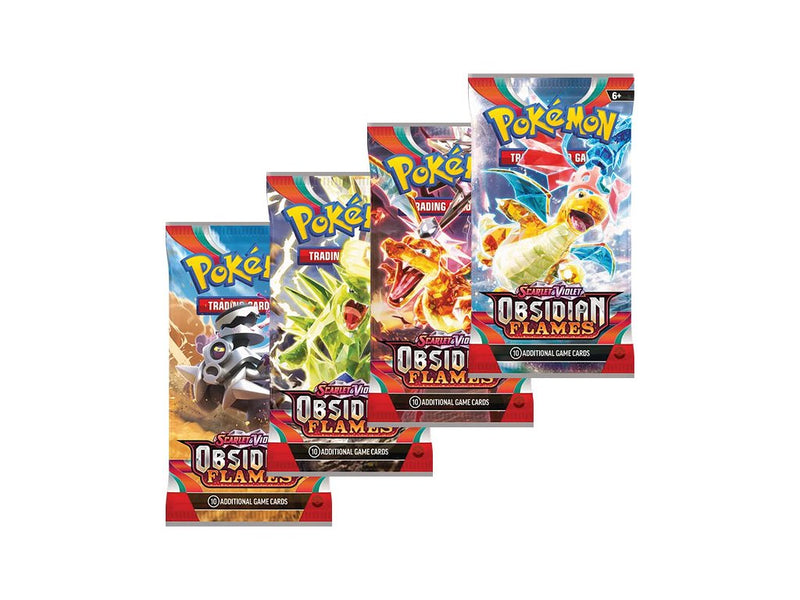 Pokemon Scarlet & Violet 3 Obsidian Flames Booster Pack JAC Stores IOM Pokemon Scarlet & Violet 3 Obsidian Flames Booster Pack JAC Stores IOM