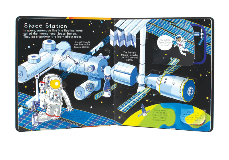 Look Inside Space Children's Book