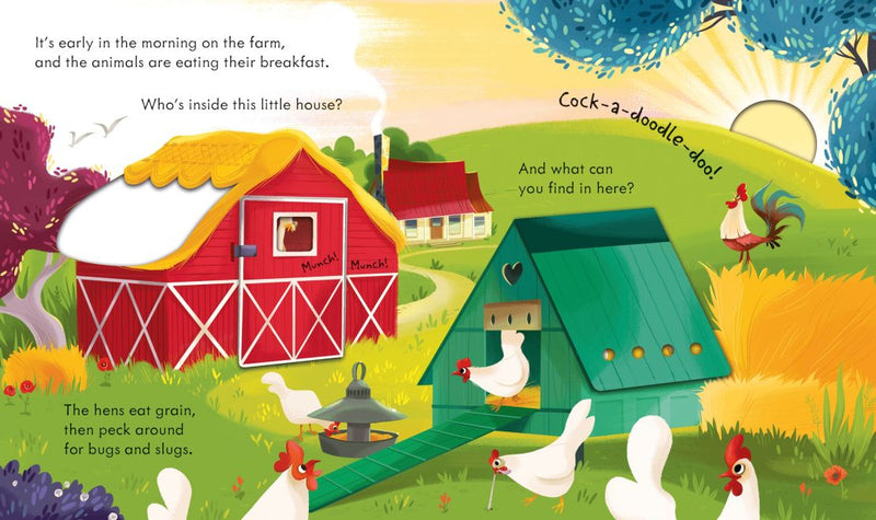 Peep Inside The Farm Children's Book