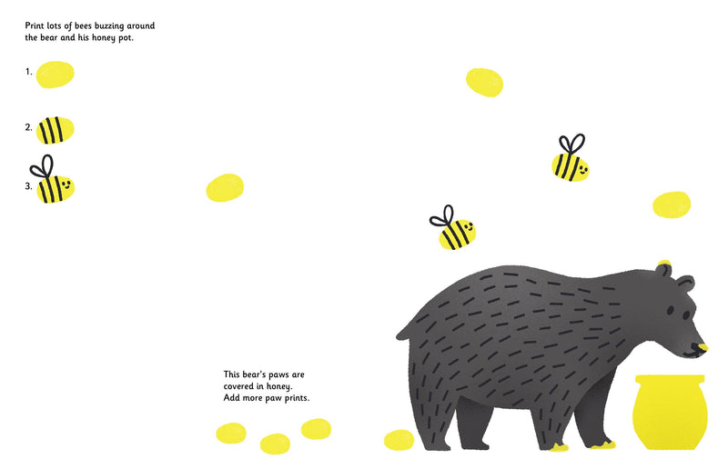 Fingerprint Activities: Animals Children's Book