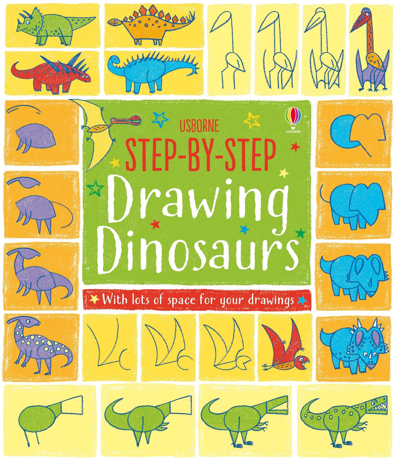 Step-By-Step Drawing Dinosaurs Book