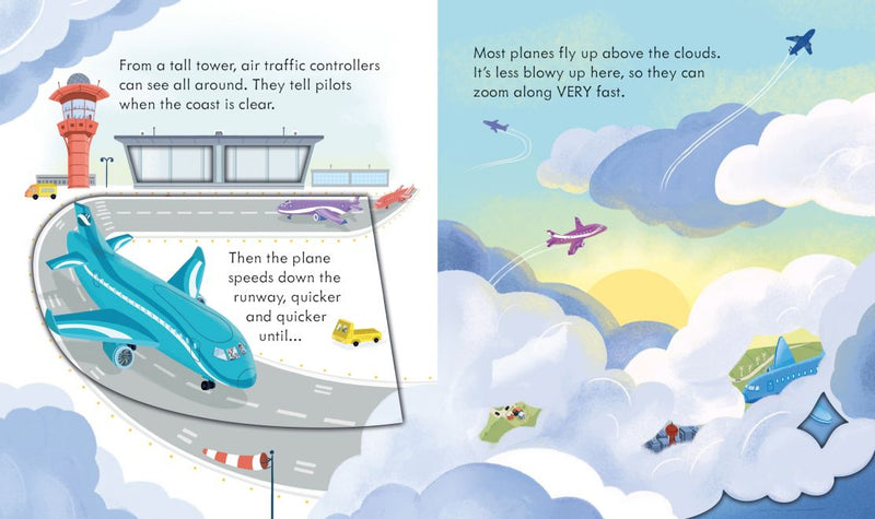 Peep Inside How a Plane Works Children's Book