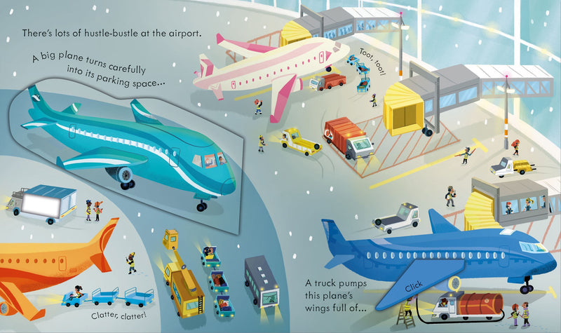 Peep Inside How a Plane Works Children's Book