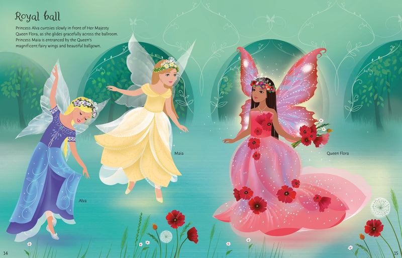 Sticker Dolly Dressing Fairy Princesses Book