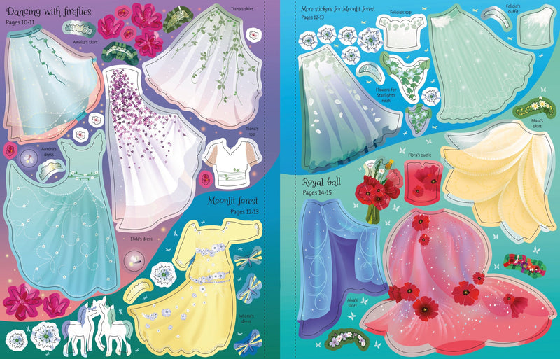 Sticker Dolly Dressing Fairy Princesses Book