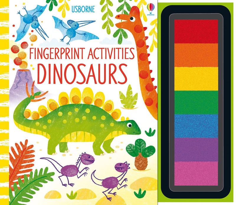 Fingerprint Activities: Dinosaurs Children's Book