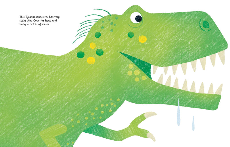 Fingerprint Activities: Dinosaurs Children's Book