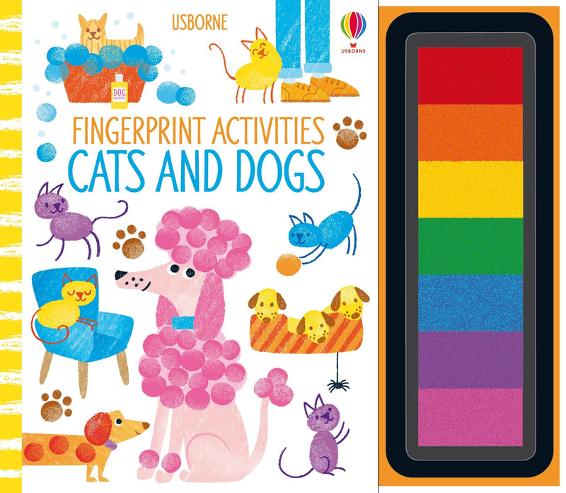 Fingerprint Activities: Cats and Dogs Children's Book